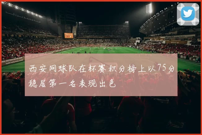 西安网球队在杯赛积分榜上以75分稳居第一名表现出色