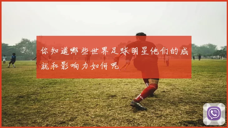 你知道哪些世界足球明星他们的成就和影响力如何呢