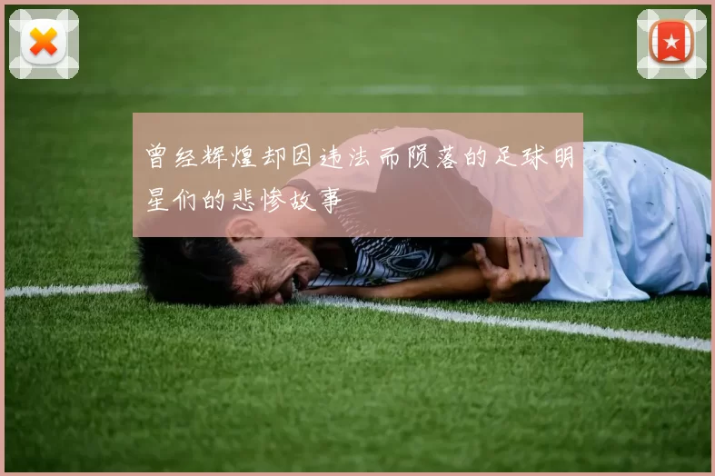 曾经辉煌却因违法而陨落的足球明星们的悲惨故事