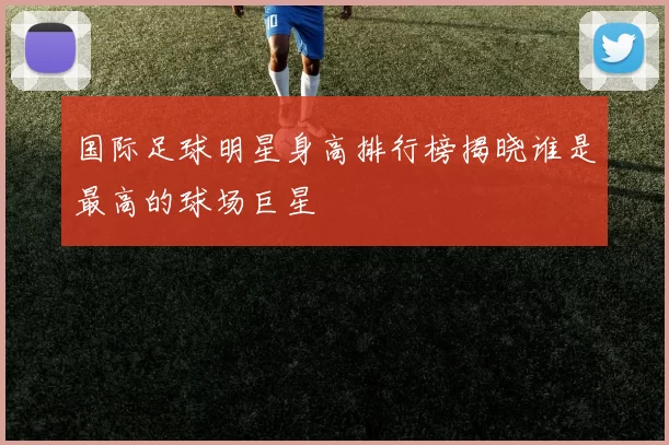 国际足球明星身高排行榜揭晓谁是最高的球场巨星